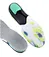 Premium EVA foam insoles infused with natural latex - enhanced bounce-back and bacterial resistance
